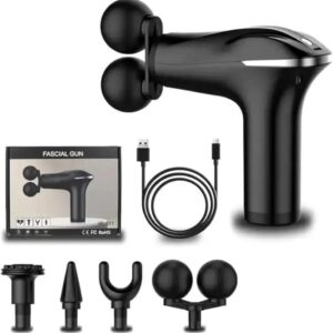Mini Massager Gun With 4 Massage Heads