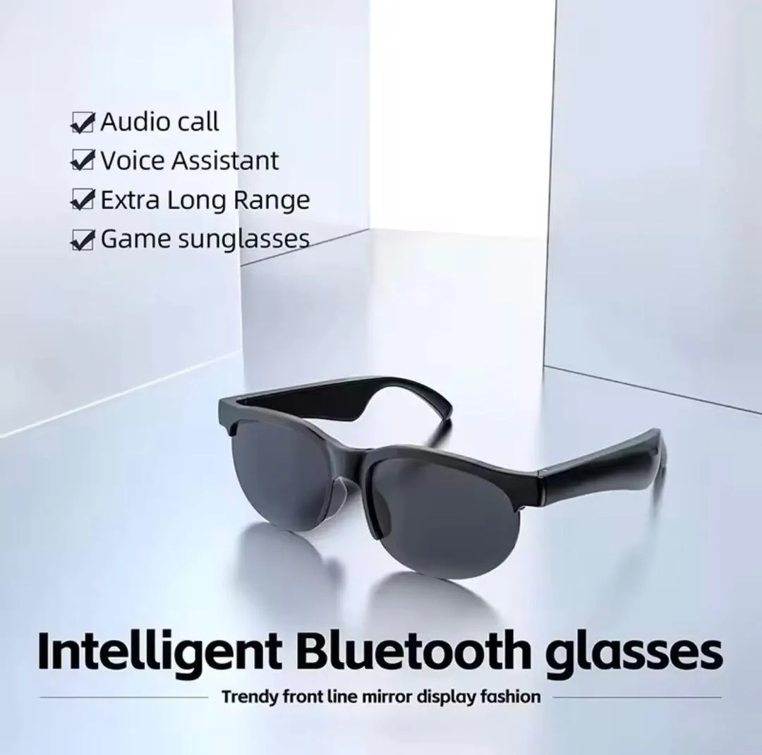 Intelligent Bluetooth Glasses Black Long Range Audio